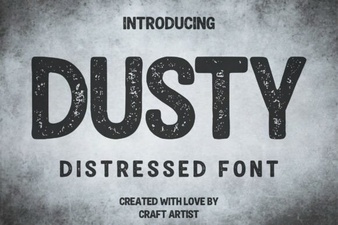 Creative Projects with a Dusty Retro Font