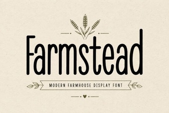 Craft Your Projects with Farmstead Font