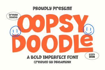 The Oopsy Doodle Font: Creative Design Projects