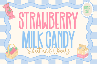Dessert-Inspired Font Design for Sweet Branding