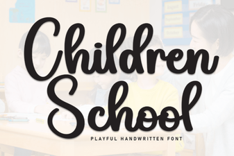 Creative Fonts for Engaging Children's School Projects