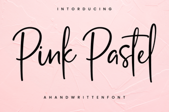 Creative Projects with Pink Pastel Fonts