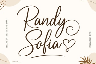 Randy Sofia Font: Creative Design Projects