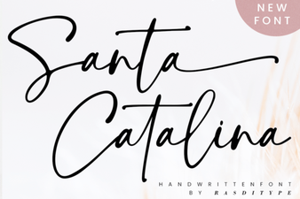 Santa Catalina Font for Creative Designs